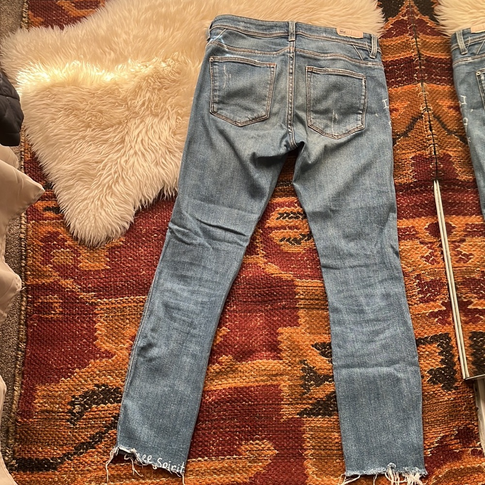 Zara Mid Rise Crop Jeans - Picture 5 of 9